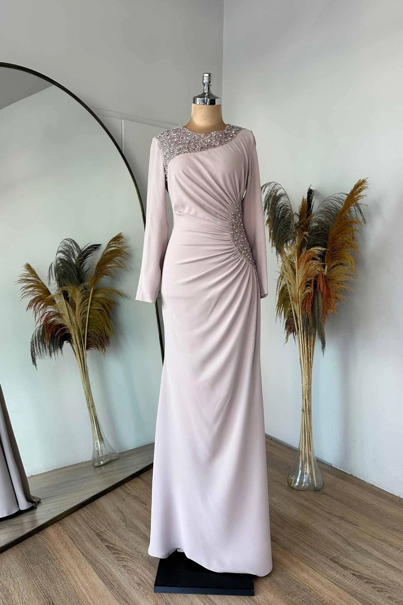 Aleyna Tesettür Abiye - FioraofDress - tesettur - abiye - 48 - zümrüt - hijab - evening - dress
