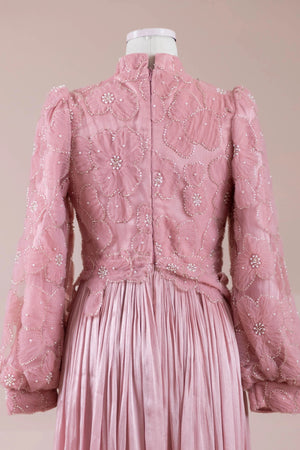 Alora Tesettür Abiye - FioraofDress - tesettur - abiye - PEMBE - 38 - hijab - evening - dress