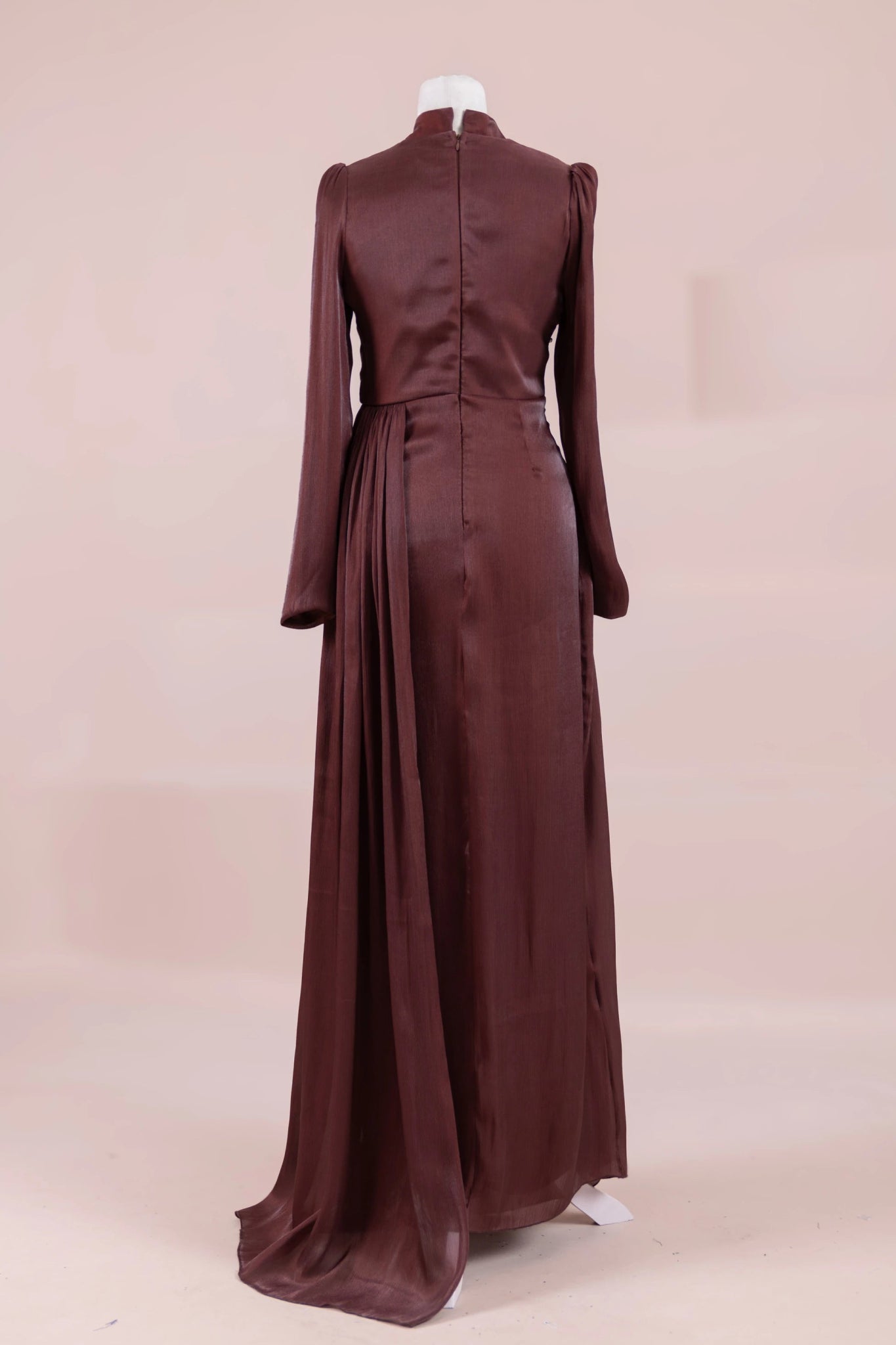 Amaris Tesettür Abiye - FioraofDress - tesettur - abiye - bery burgundy - 38 - hijab - evening - dress