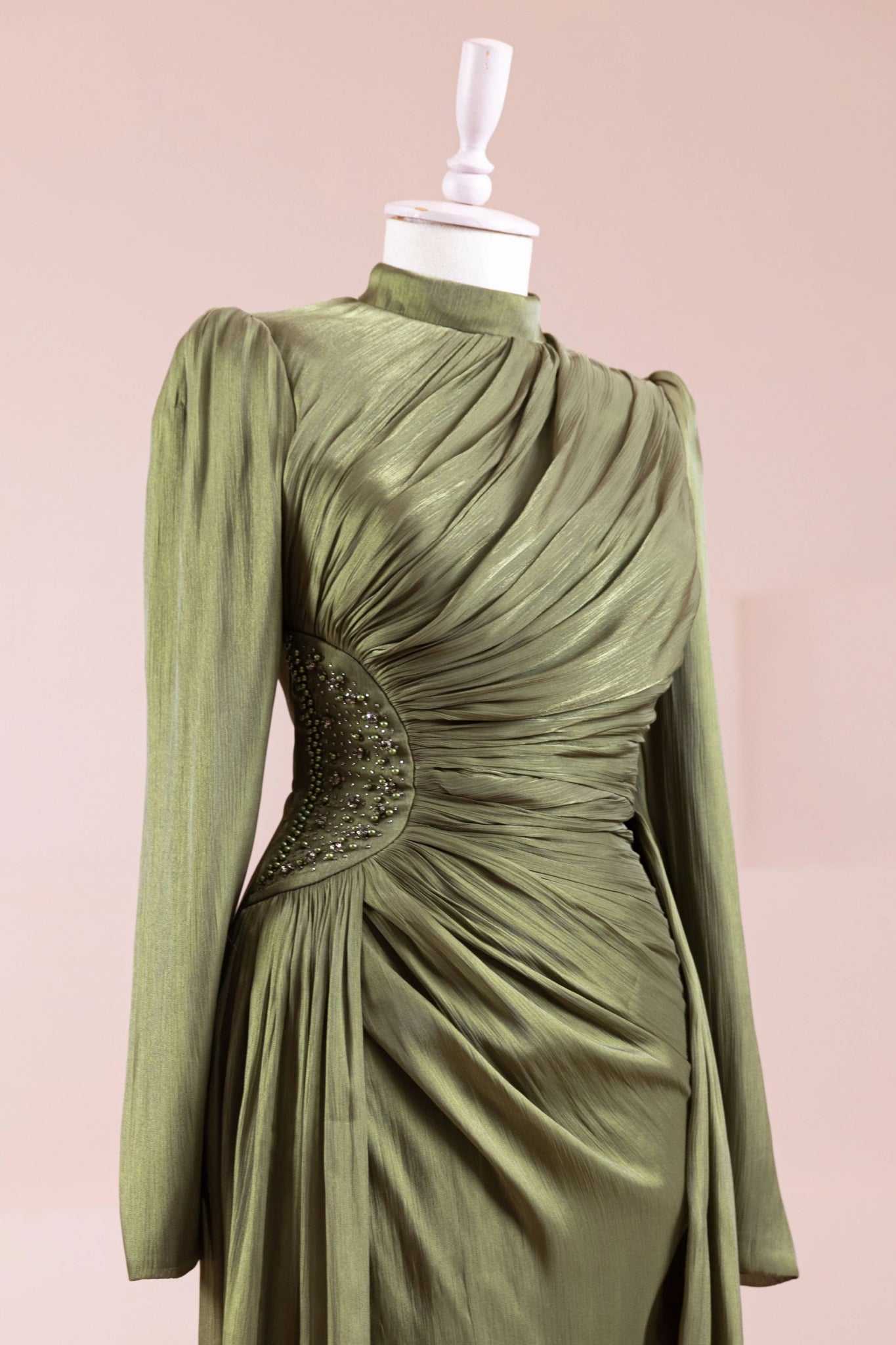 Amaris Tesettür Abiye - FioraofDress - tesettur - abiye - Çimen yeşili - 38 - hijab - evening - dress