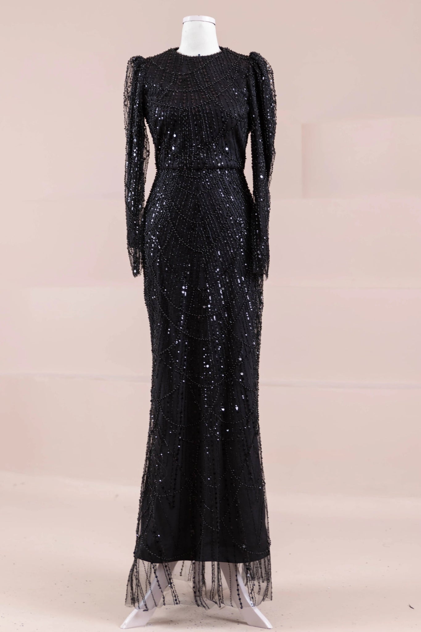 Arde Tesettür Abiye - FioraofDress - tesettur - abiye - SİYAH - 38 - hijab - evening - dress