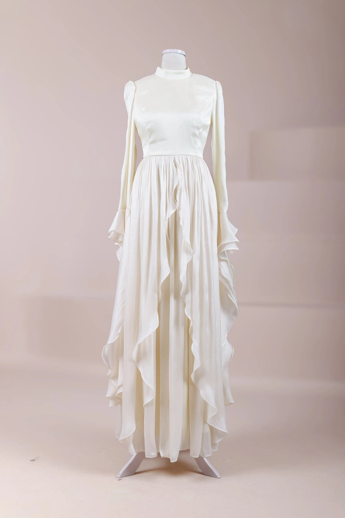 Aréa Tesettür Abiye - FioraofDress - tesettur - abiye - Ekru - 38 - hijab - evening - dress