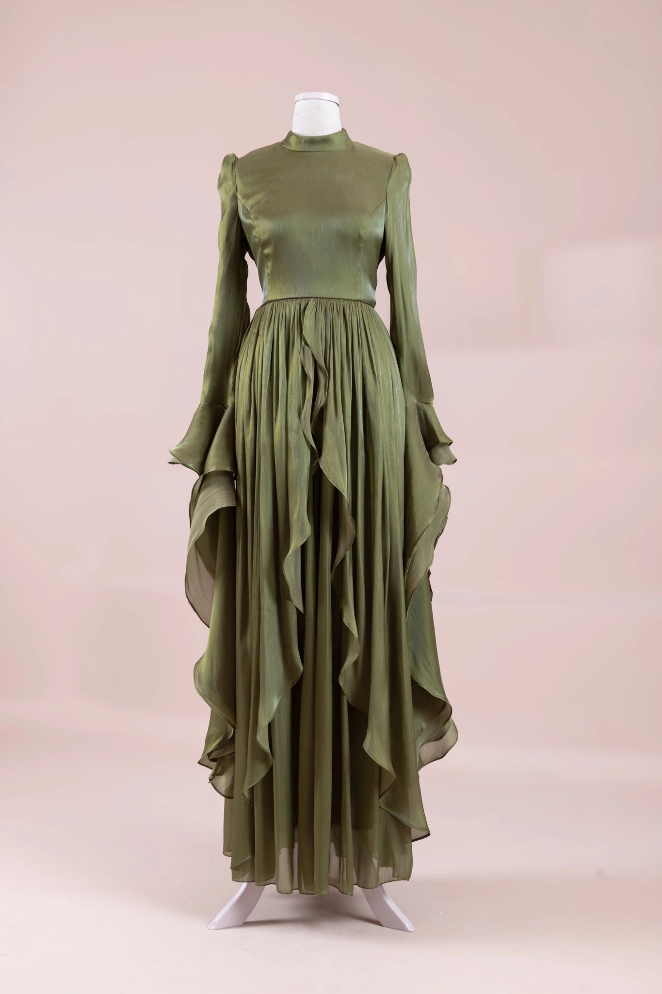 Aréa Tesettür Abiye - FioraofDress - tesettur - abiye - Çimen yeşili - 38 - hijab - evening - dress