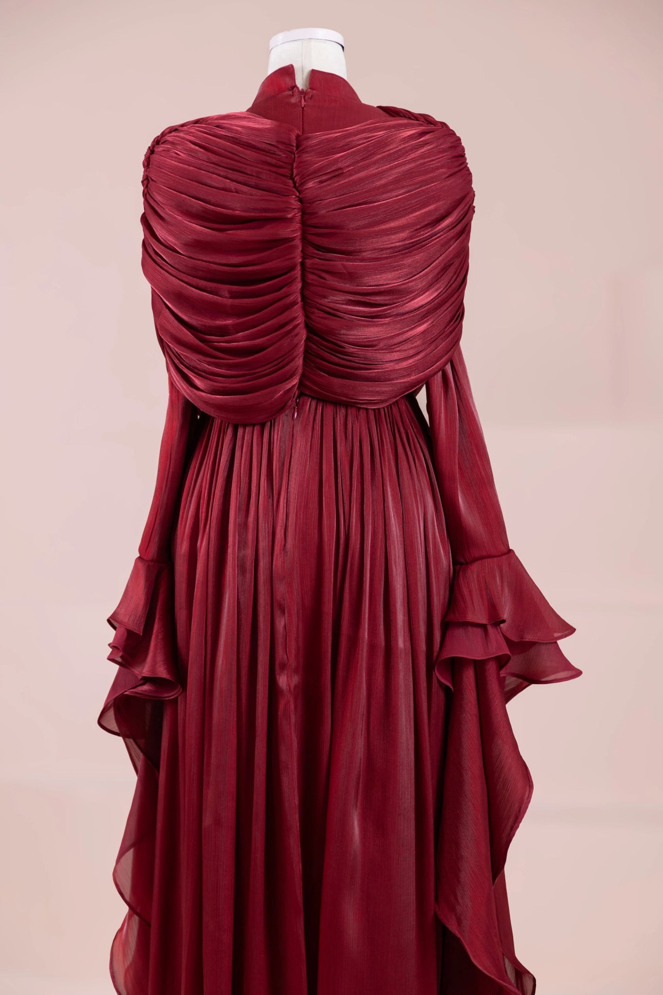 Aréa Tesettür Abiye - FioraofDress - tesettur - abiye - BORDO - 38 - hijab - evening - dress