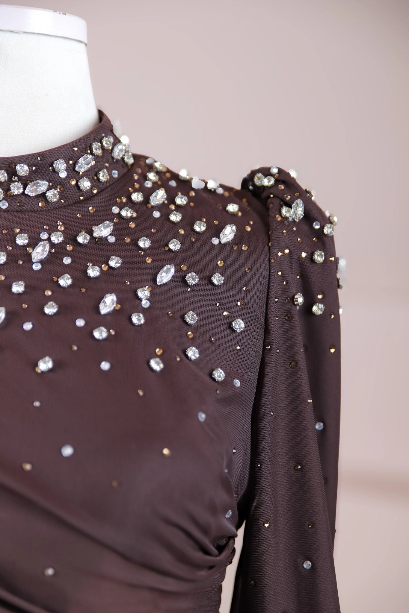 Aris Tesettür Abiye - FioraofDress - tesettur - abiye - KAHVERENGİ - 38 - hijab - evening - dress