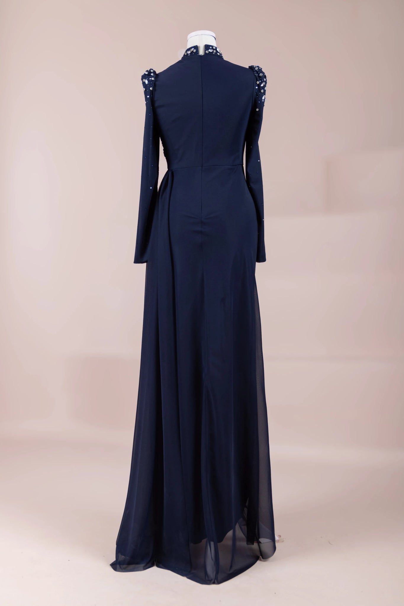 Aris Tesettür Abiye - FioraofDress - tesettur - abiye - lacivert - 38 - hijab - evening - dress