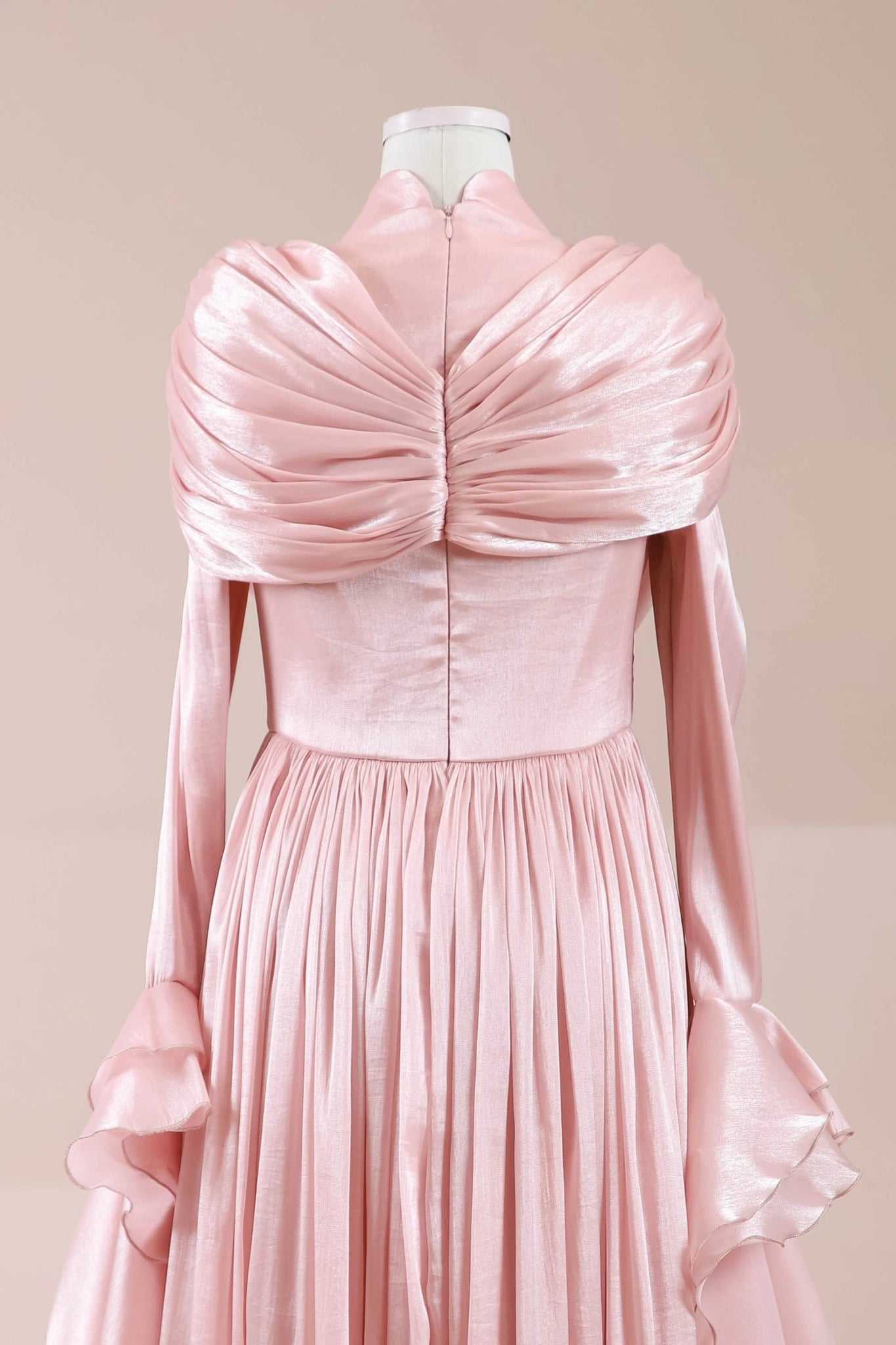 Arvia Tesettür Abiye - FioraofDress - tesettur - abiye - Pudra - 36 - hijab - evening - dress