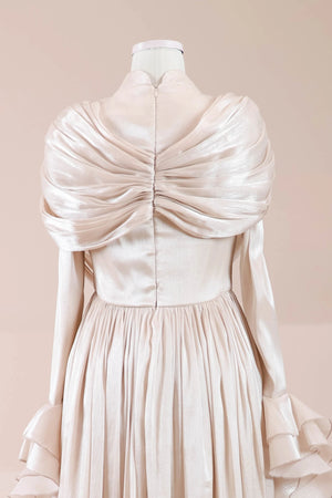 Arvia Tesettür Abiye - FioraofDress - tesettur - abiye - nude - 36 - hijab - evening - dress