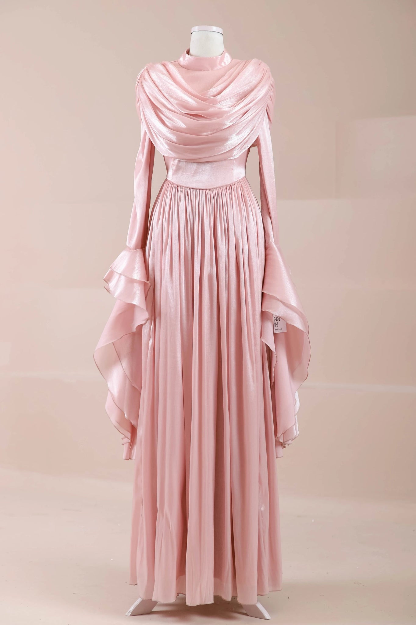 Arvia Tesettür Abiye - FioraofDress - tesettur - abiye - Pudra - 36 - hijab - evening - dress