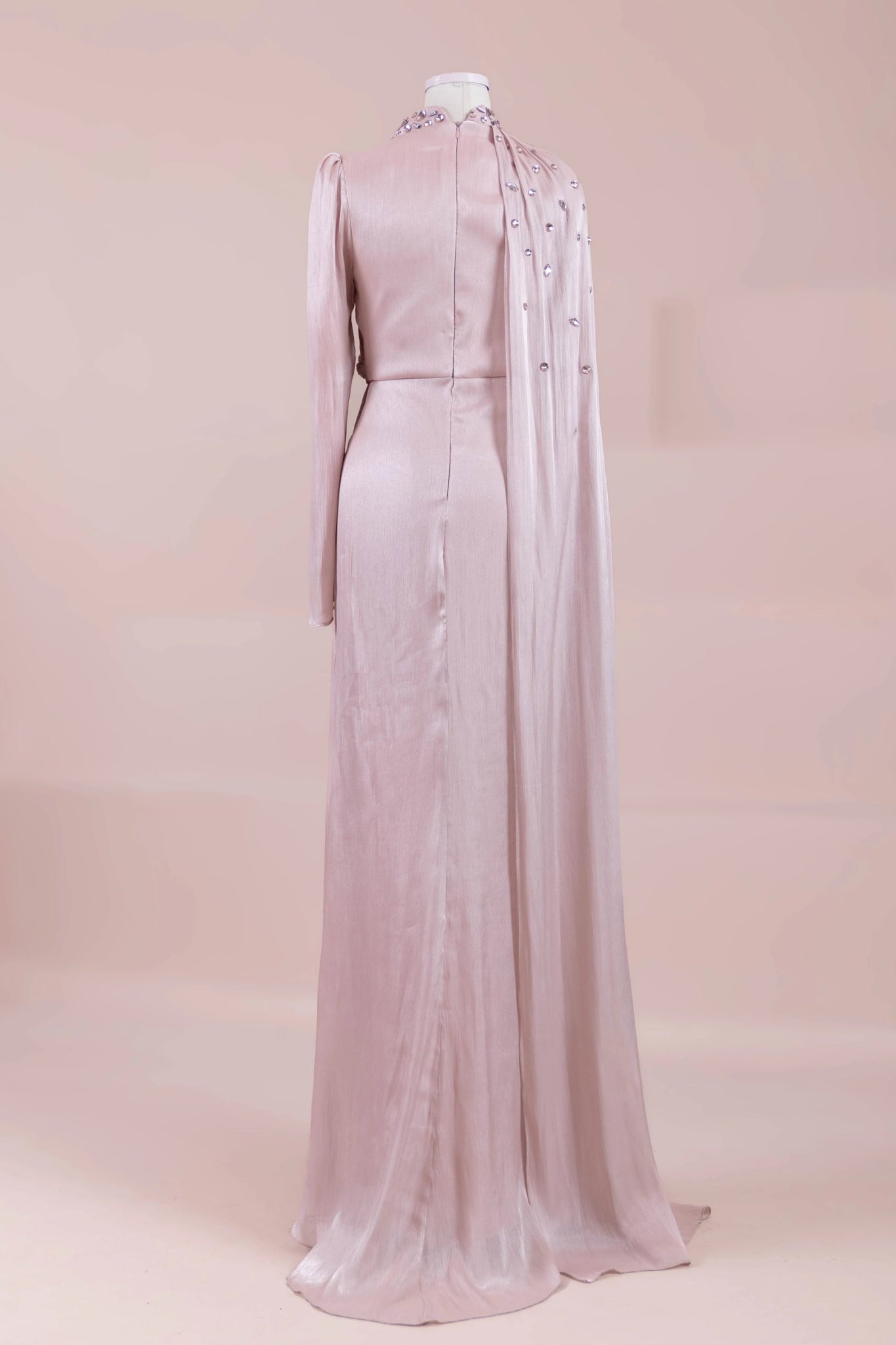 Aven Tesettür Abiye - FioraofDress - tesettur - abiye - Pudra - 38 - hijab - evening - dress