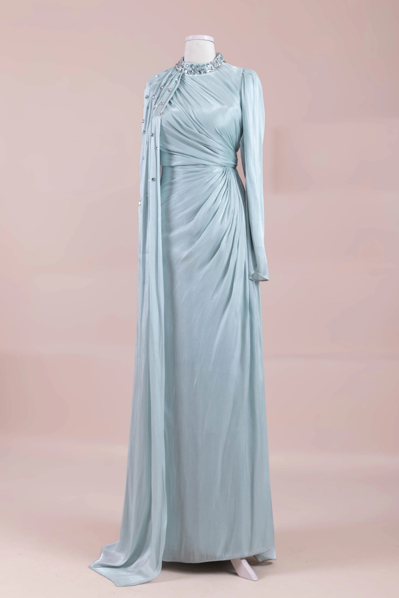 Aven Tesettür Abiye - FioraofDress - tesettur - abiye - mint yeşili - 38 - hijab - evening - dress