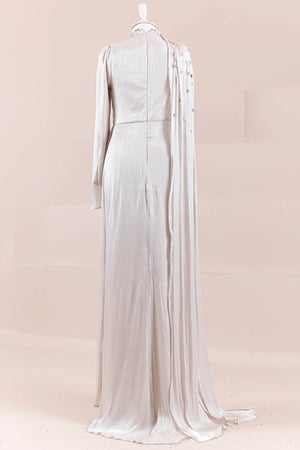 Aven Tesettür Abiye - FioraofDress - tesettur - abiye - BEJ - 38 - hijab - evening - dress