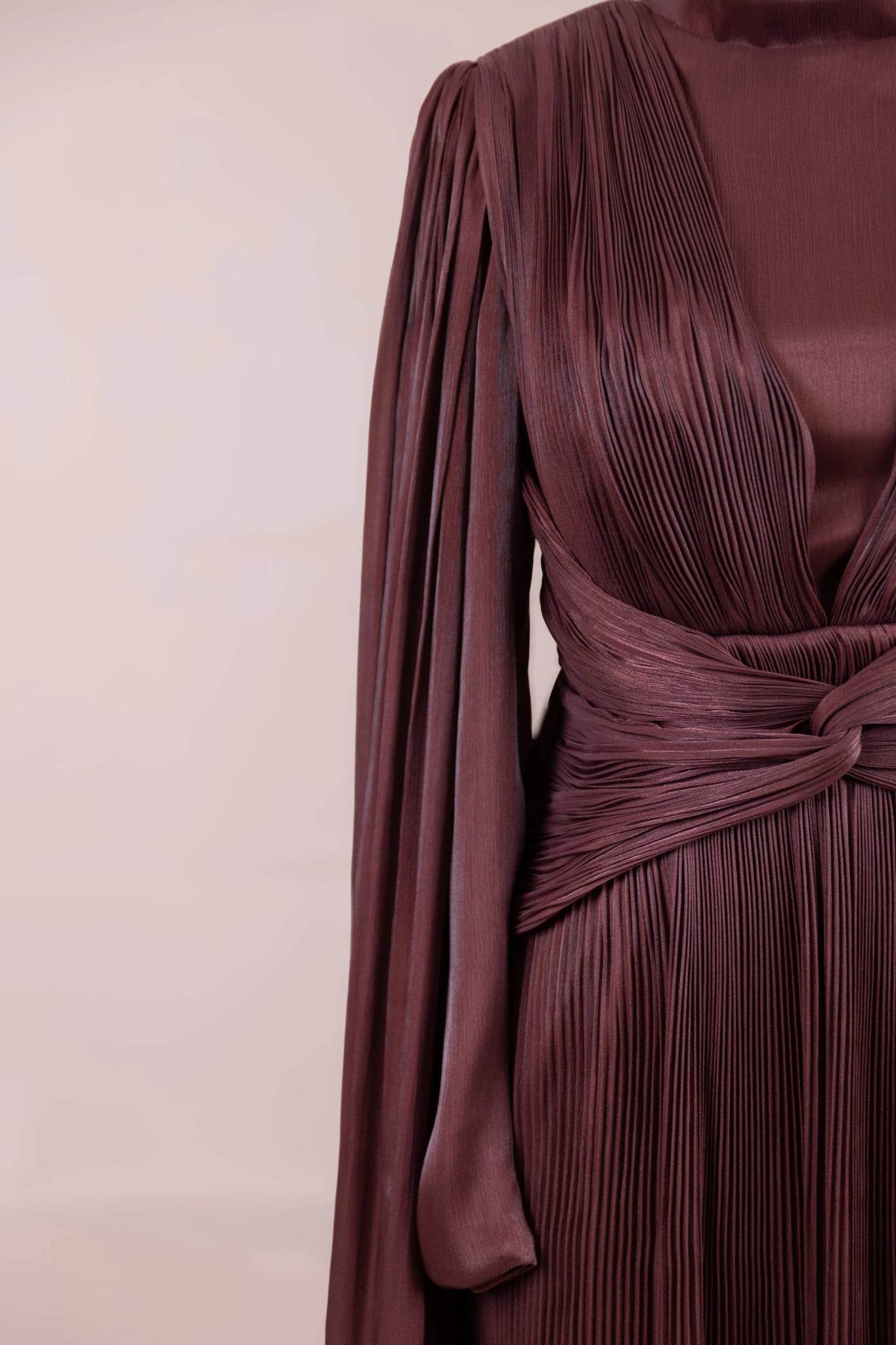 Ayrez Tesettür Abiye - FioraofDress - tesettur - abiye - bery burgundy - 38 - hijab - evening - dress