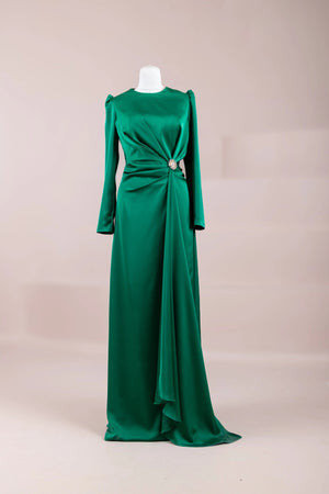 Ayza Tesettür Abiye - FioraofDress - tesettur - abiye - zümrüt - 38 - hijab - evening - dress