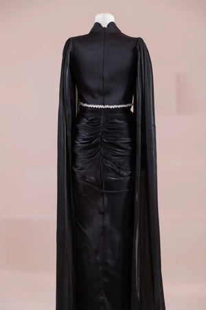 Belin Tesettür Abiye - FioraofDress - tesettur - abiye - Siyahh - 36 - hijab - evening - dress