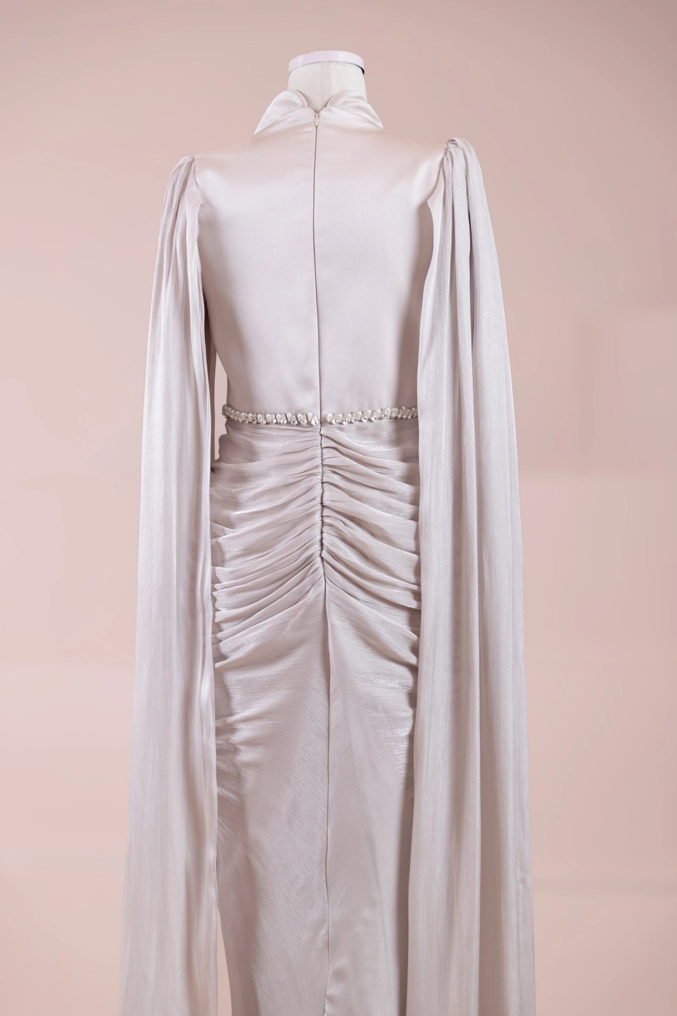 Belin Tesettür Abiye - FioraofDress - tesettur - abiye - BEJ - 36 - hijab - evening - dress