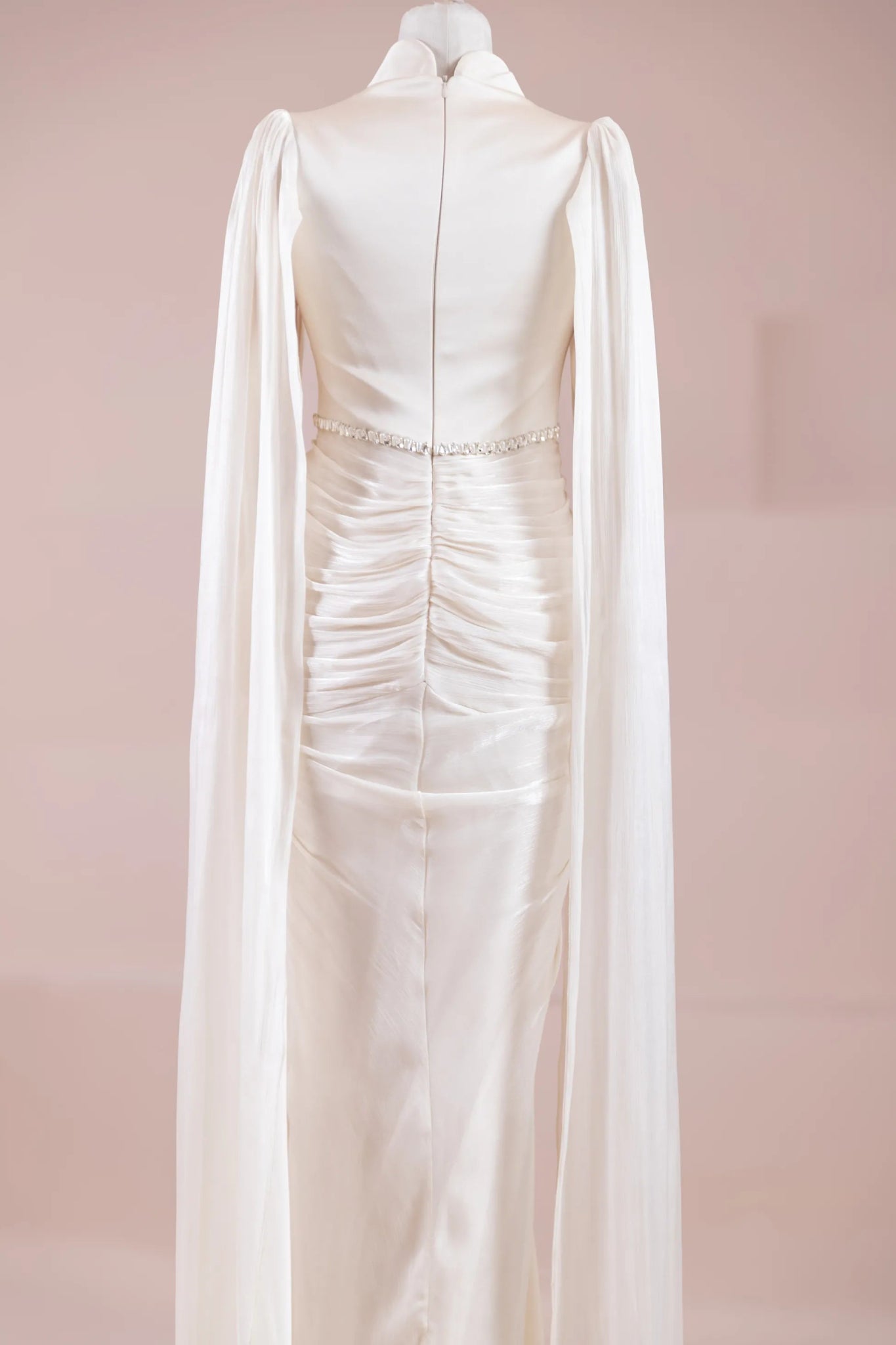 Belin Tesettür Abiye - FioraofDress - tesettur - abiye - krem - 36 - hijab - evening - dress