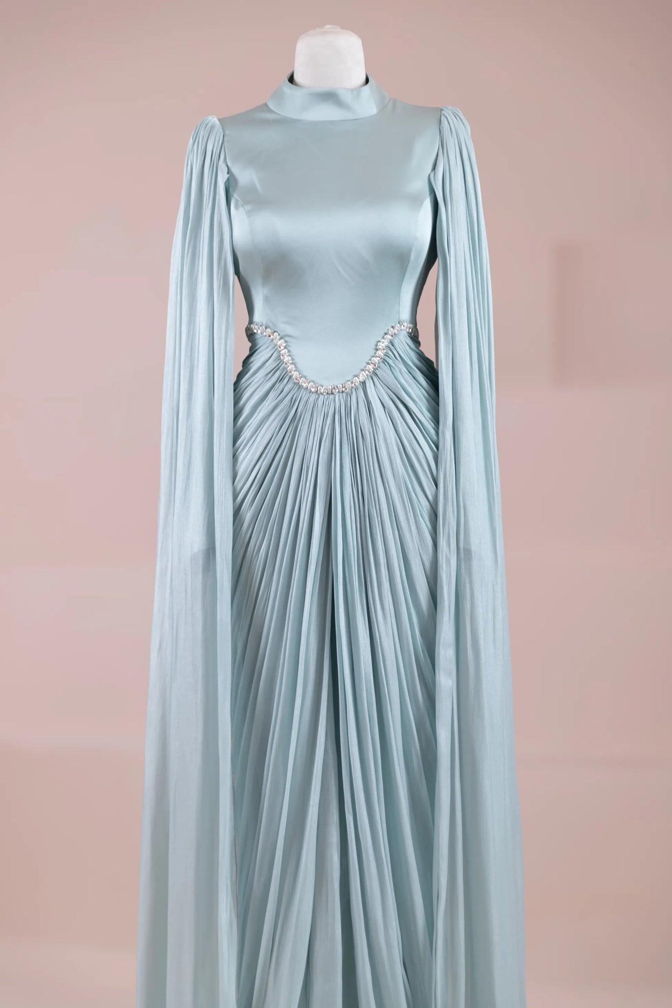 Belin Tesettür Abiye - FioraofDress - tesettur - abiye - mint - 36 - hijab - evening - dress