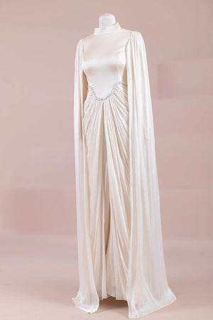 Belin Tesettür Abiye - FioraofDress - tesettur - abiye - krem - 36 - hijab - evening - dress