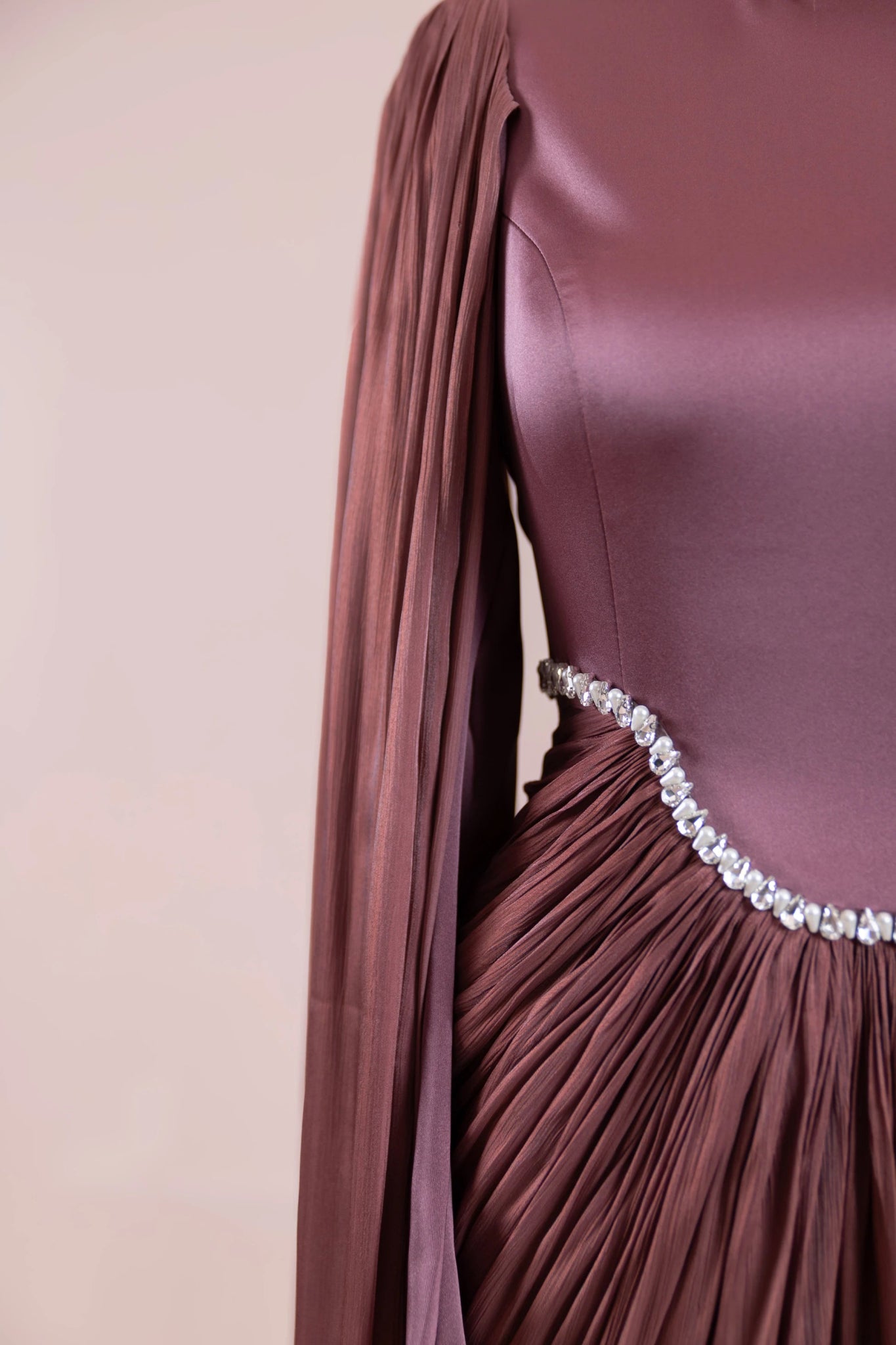 Belin Tesettür Abiye - FioraofDress - tesettur - abiye - bery burgundy - 36 - hijab - evening - dress