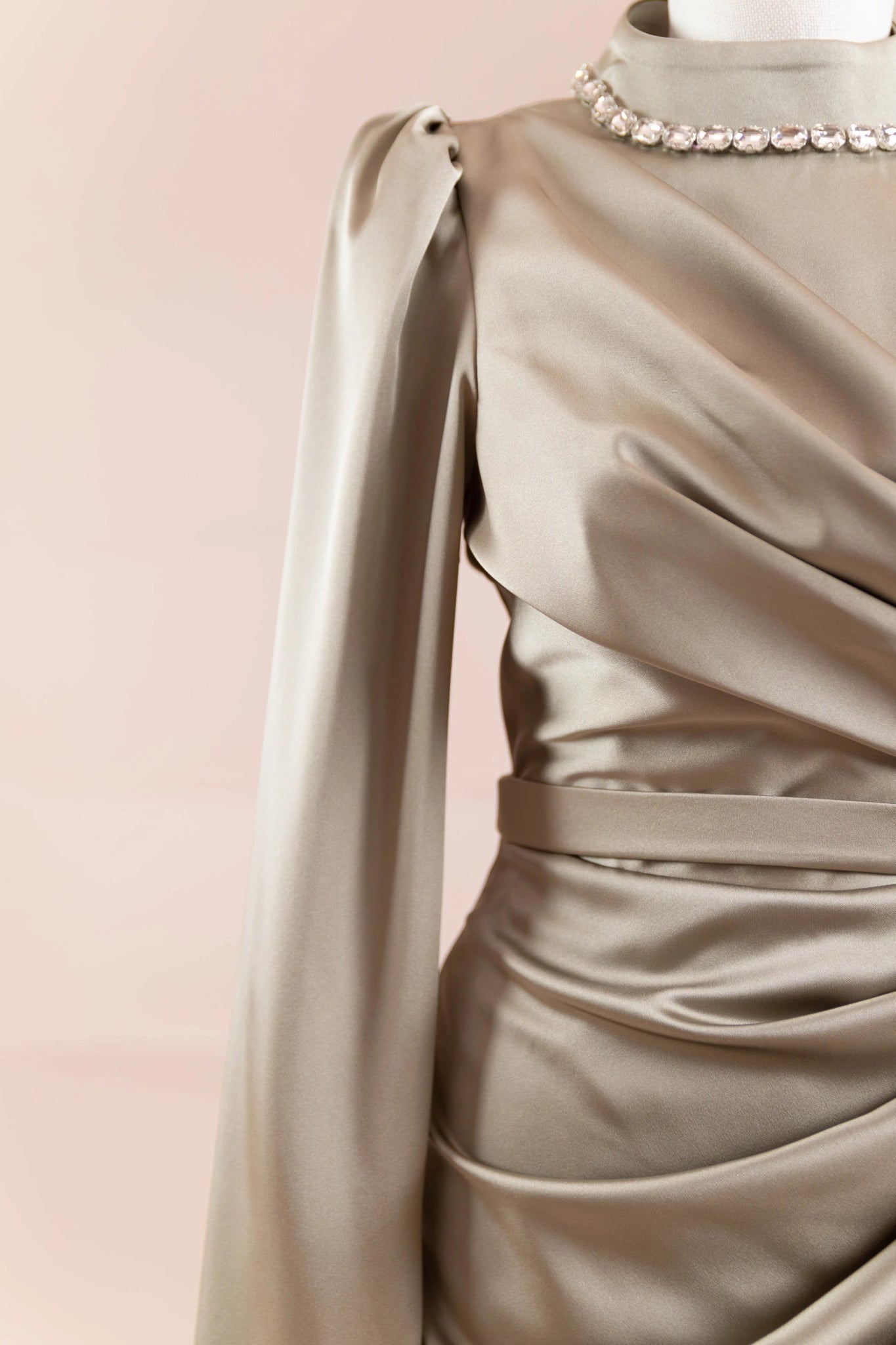 Beril Tesettür Abiye - FioraofDress - tesettur - abiye - Yağ Yeşili - 38 - hijab - evening - dress