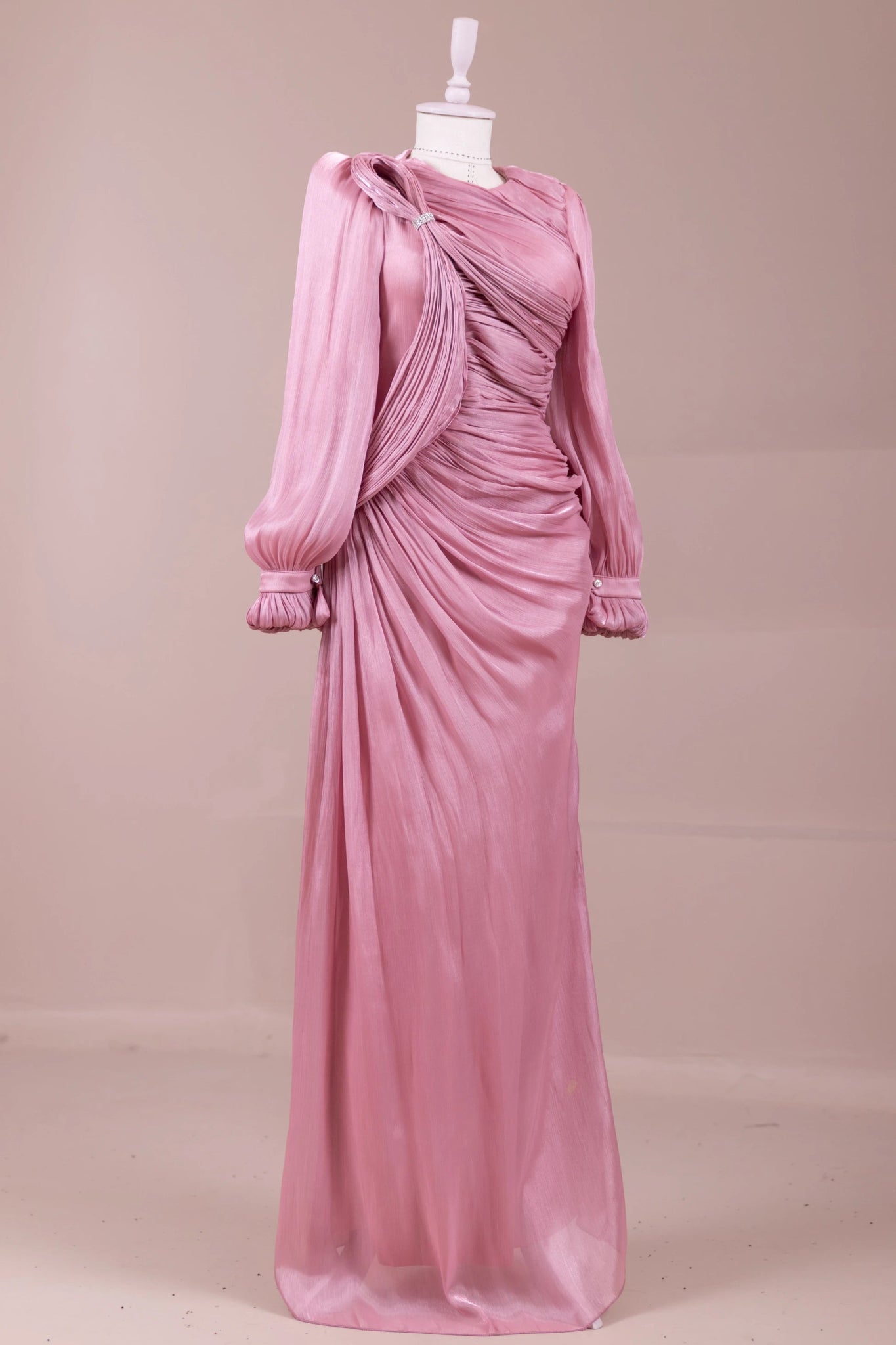 Bloom Tesettür Abiye - FioraofDress - tesettur - abiye - PEMBE - 38 - hijab - evening - dress