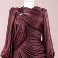 Bloom Tesettür Abiye - FioraofDress - tesettur - abiye - bery burgundy - 38 - hijab - evening - dress