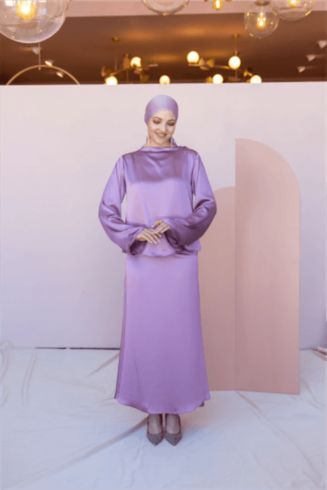 Candida Tesettür Takım - FioraofDress - tesettur - abiye - 44 - LİLAA - hijab - evening - dress