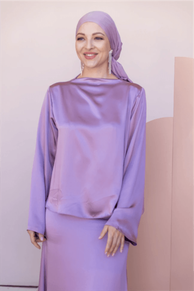 Candida Tesettür Takım - FioraofDress - tesettur - abiye - 44 - LİLAA - hijab - evening - dress