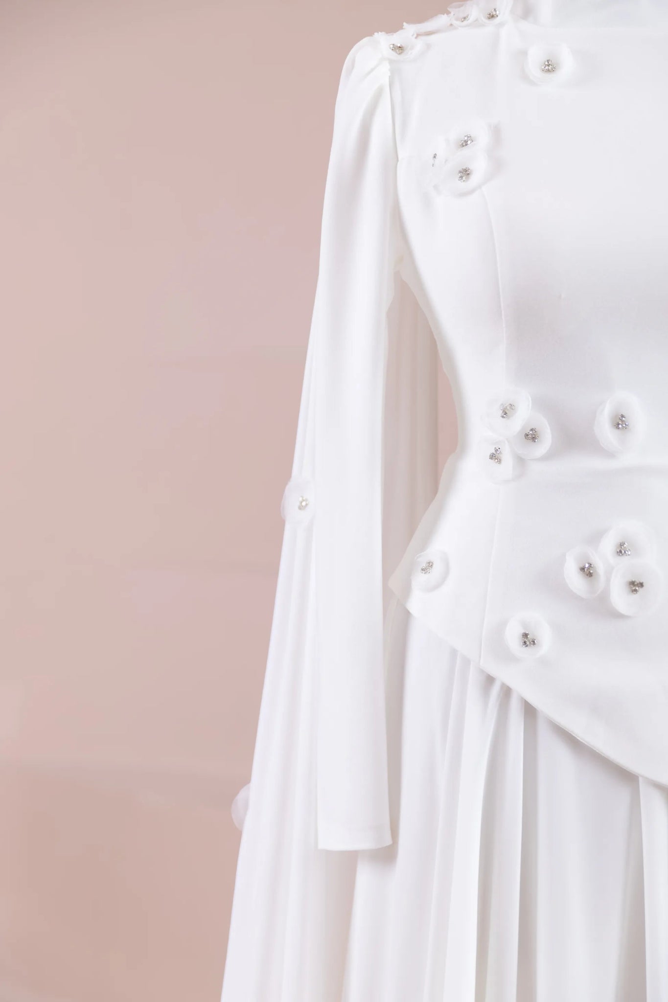 Çeliva Tesettür Abiye - FioraofDress - tesettur - abiye - Beyaz - 38 - hijab - evening - dress