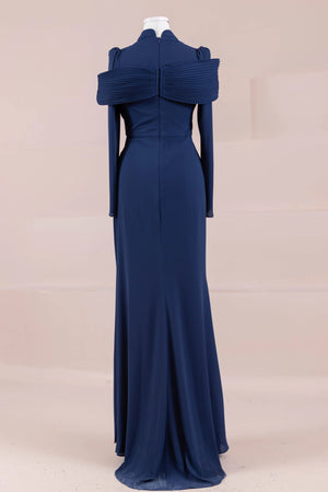 Charm Tesettür Abiye - FioraofDress - tesettur - abiye - lacivert - 36 - hijab - evening - dress