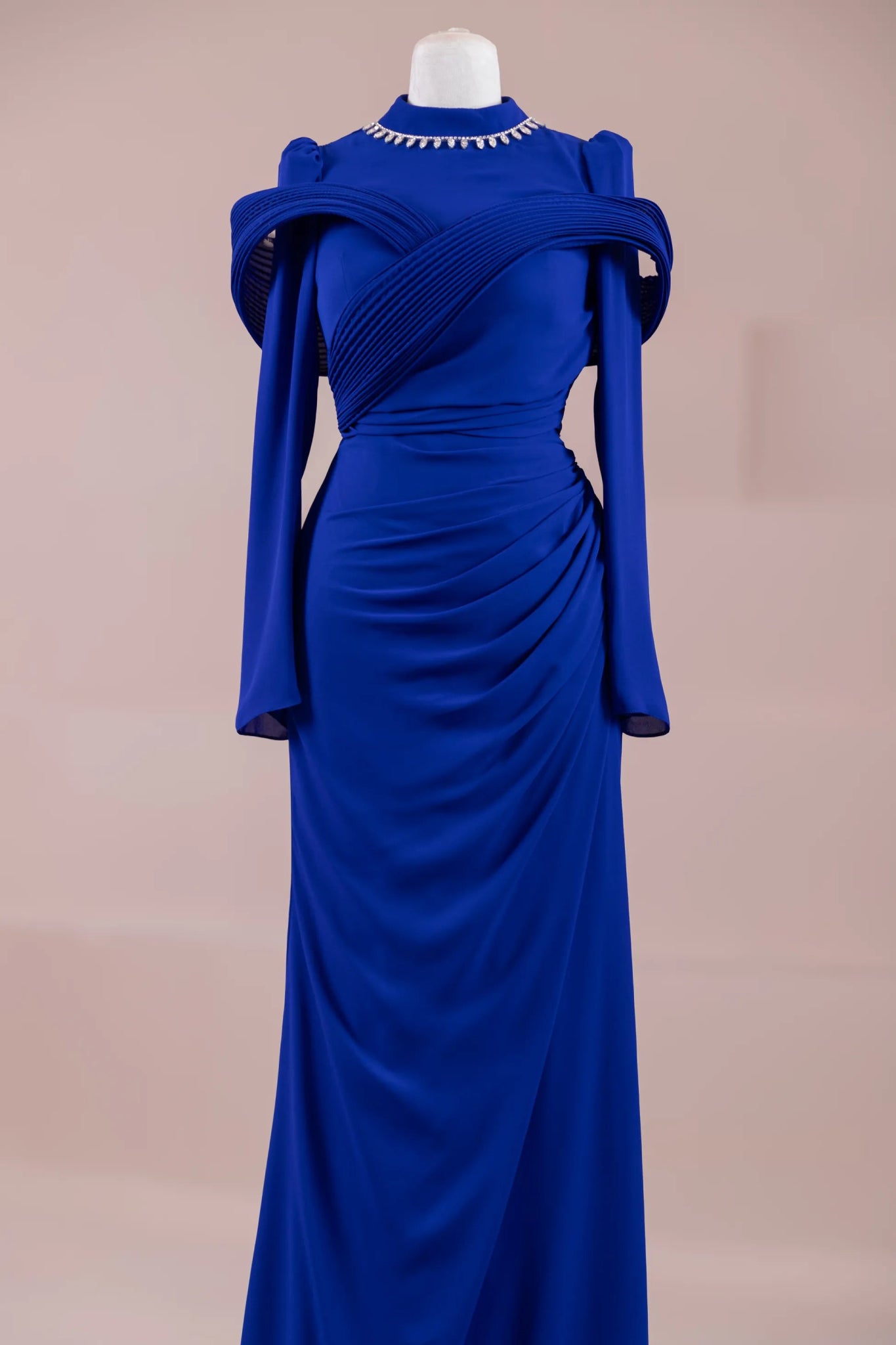 Charm Tesettür Abiye - FioraofDress - tesettur - abiye - SAX - 36 - hijab - evening - dress