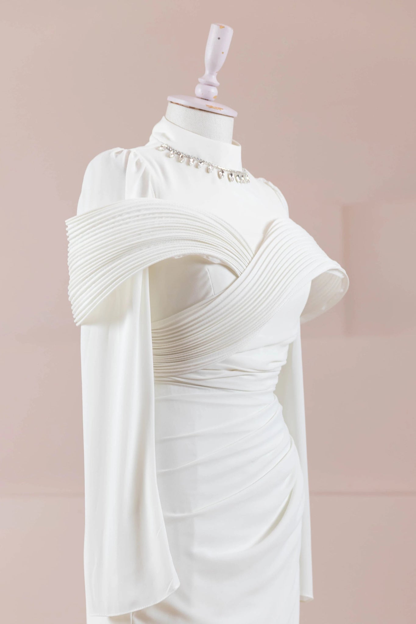 Charm Tesettür Abiye - FioraofDress - tesettur - abiye - Beyaz - 36 - hijab - evening - dress