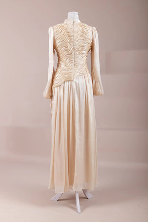 Dalia Tesettür Abiye - FioraofDress - tesettur - abiye - Ekru - 38 - hijab - evening - dress