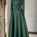 Ela Tesettür Abiye Zümrüt - FioraofDress - tesettur - abiye - 48 - hijab - evening - dress