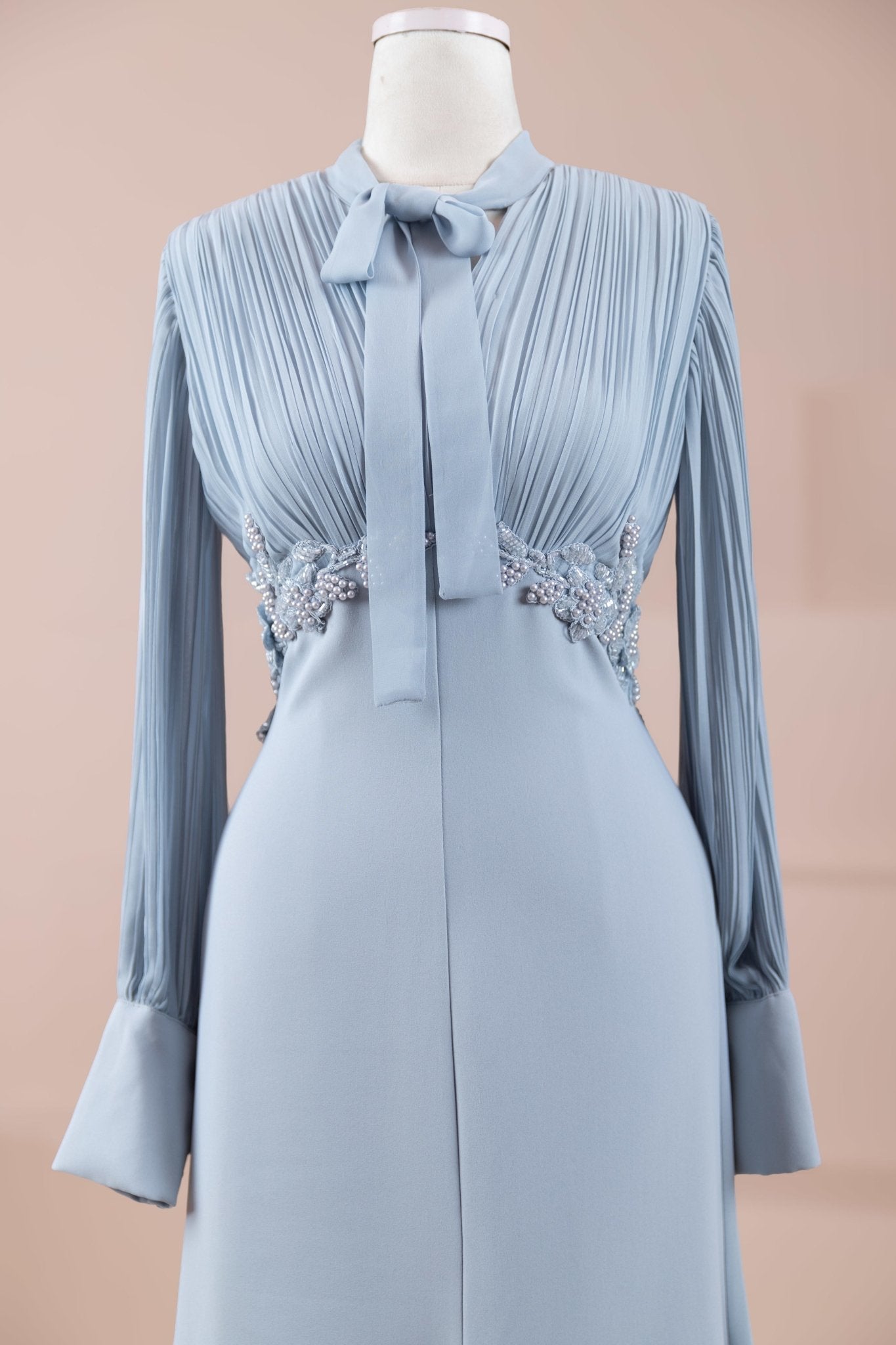 Elegance Tesettür Abiye - FioraofDress - tesettur - abiye - Mavi - 36 - hijab - evening - dress