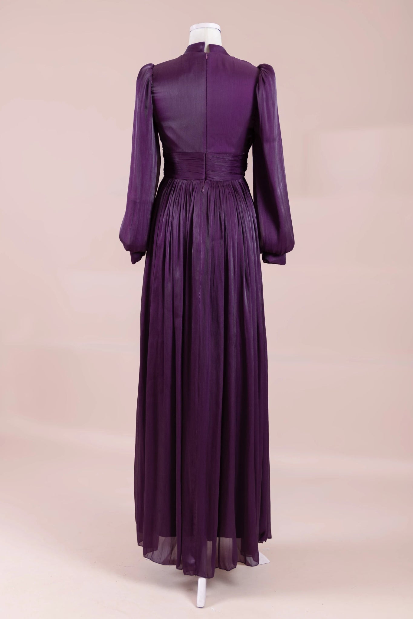 Elin Tesettür Abiye - FioraofDress - tesettur - abiye - Ametist Moru - 38 - hijab - evening - dress