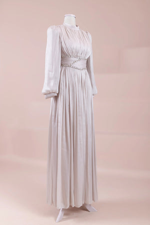 Elin Tesettür Abiye - FioraofDress - tesettur - abiye - bejj - 38 - hijab - evening - dress