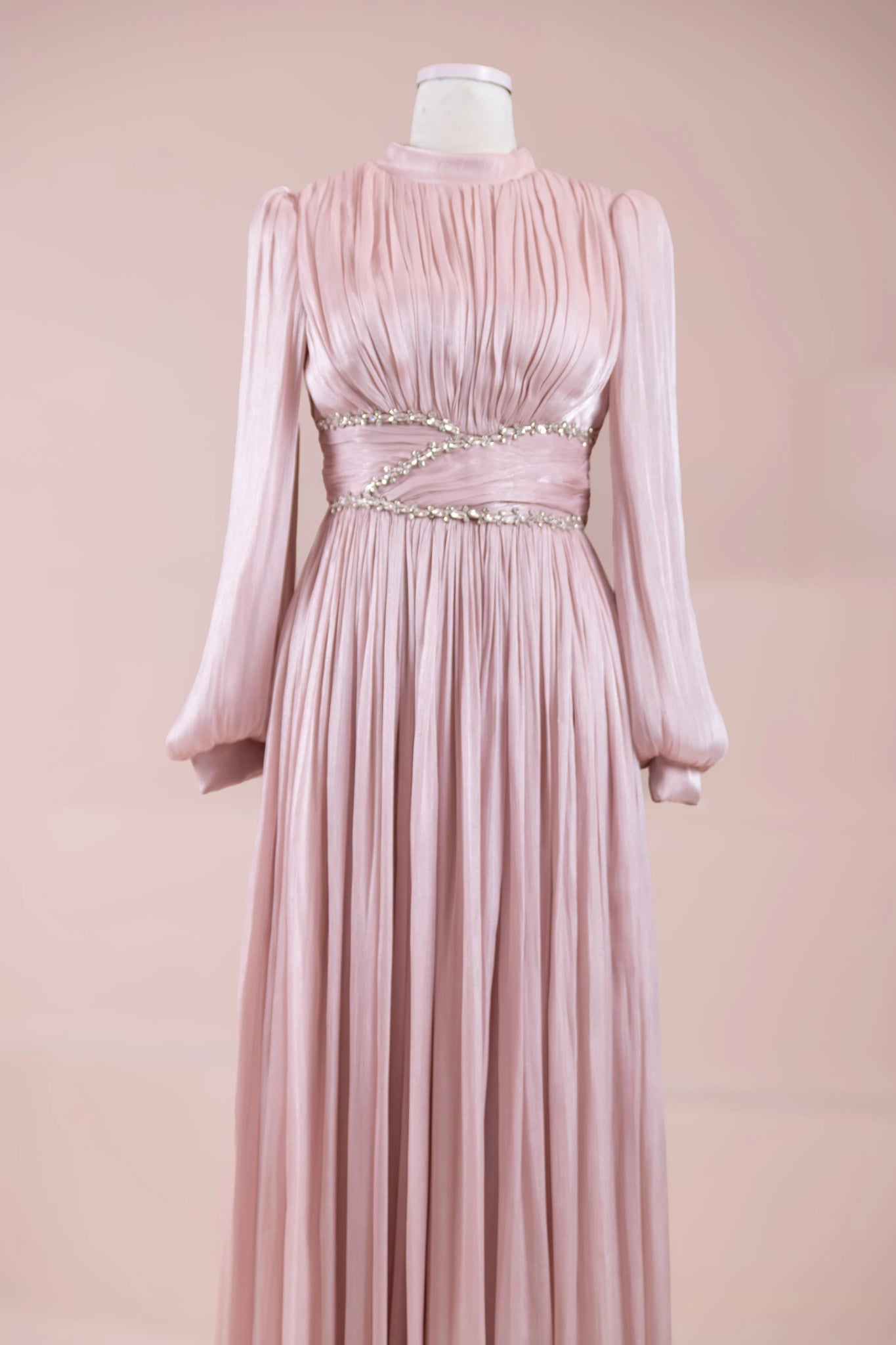 Elin Tesettür Abiye - FioraofDress - tesettur - abiye - Pudra - 38 - hijab - evening - dress