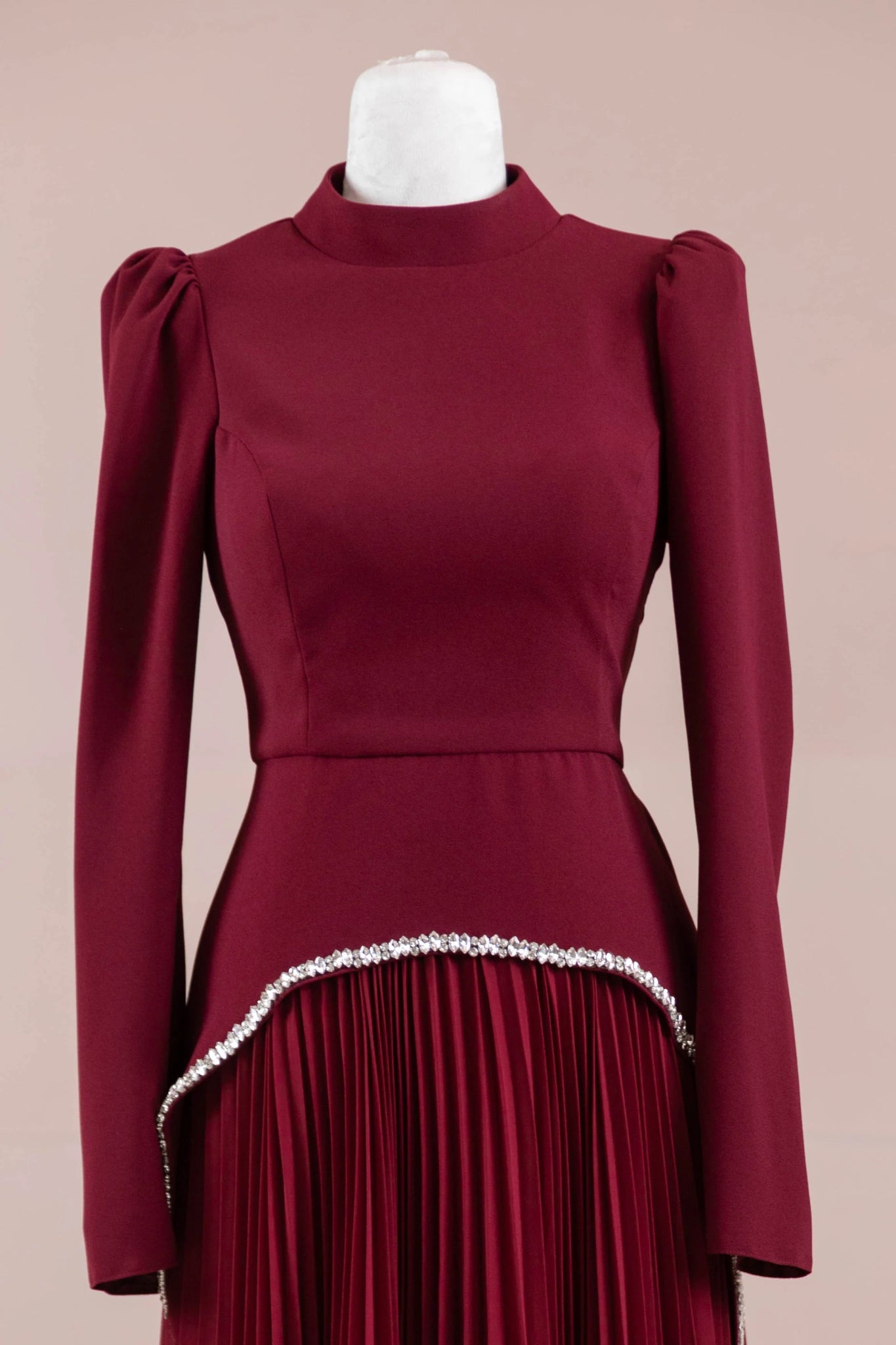 Elise Tesettür Abiye - FioraofDress - tesettur - abiye - BORDO - 38 - hijab - evening - dress