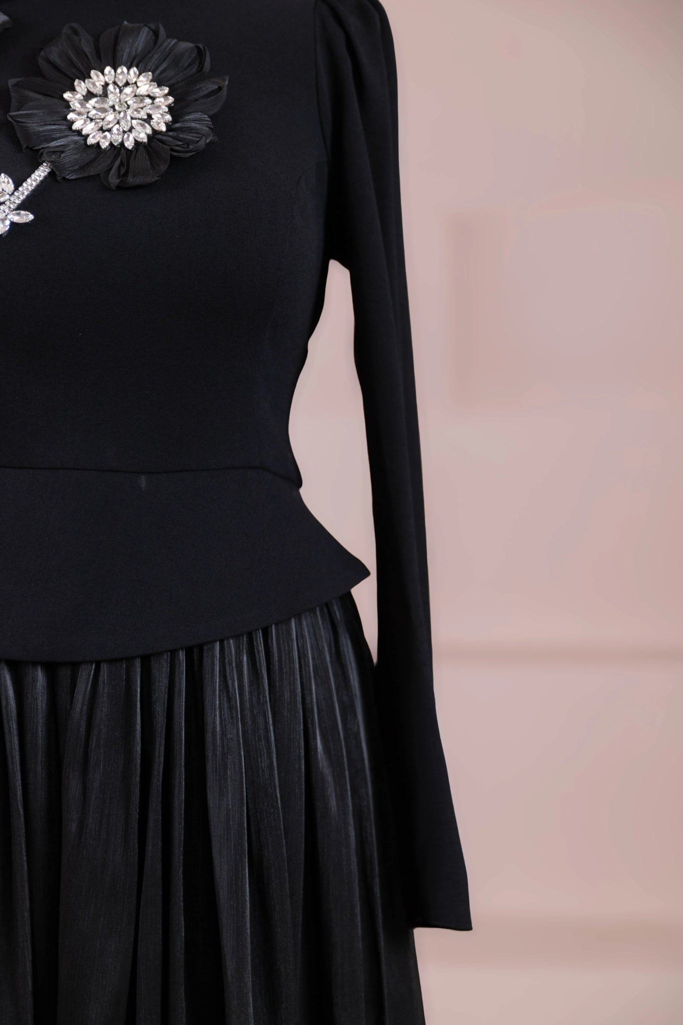 Elya Tesettür Abiye - FioraofDress - tesettur - abiye - Siyahh - 38 - hijab - evening - dress