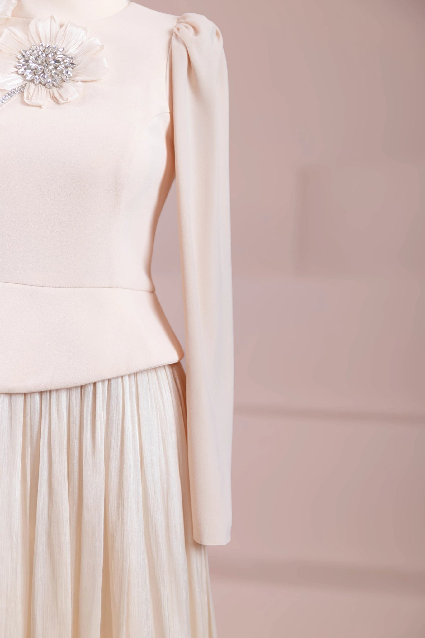 Elya Tesettür Abiye - FioraofDress - tesettur - abiye - Somon - 38 - hijab - evening - dress