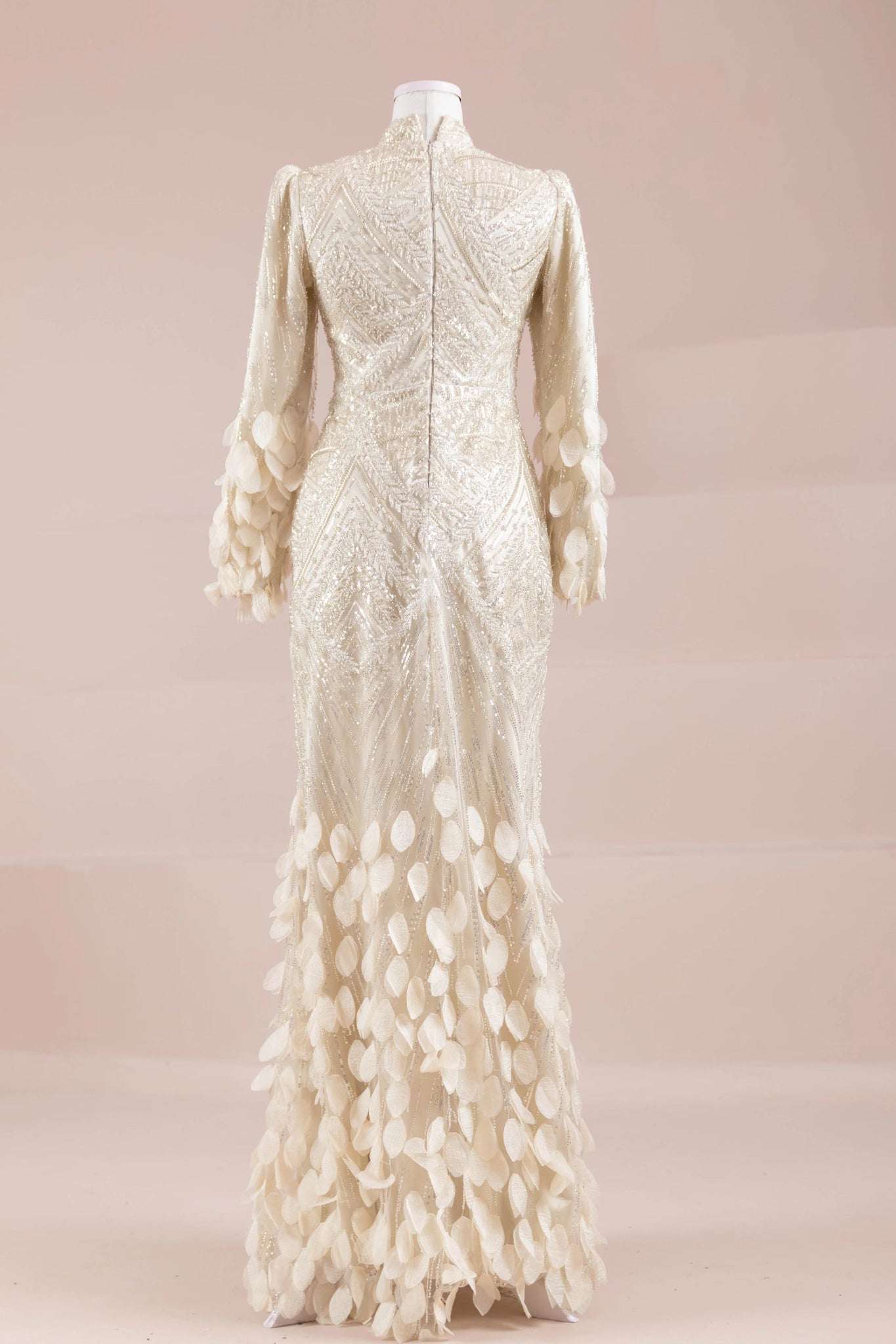 Elyse Tesettür Abiye - FioraofDress - tesettur - abiye - krem - 38 - hijab - evening - dress