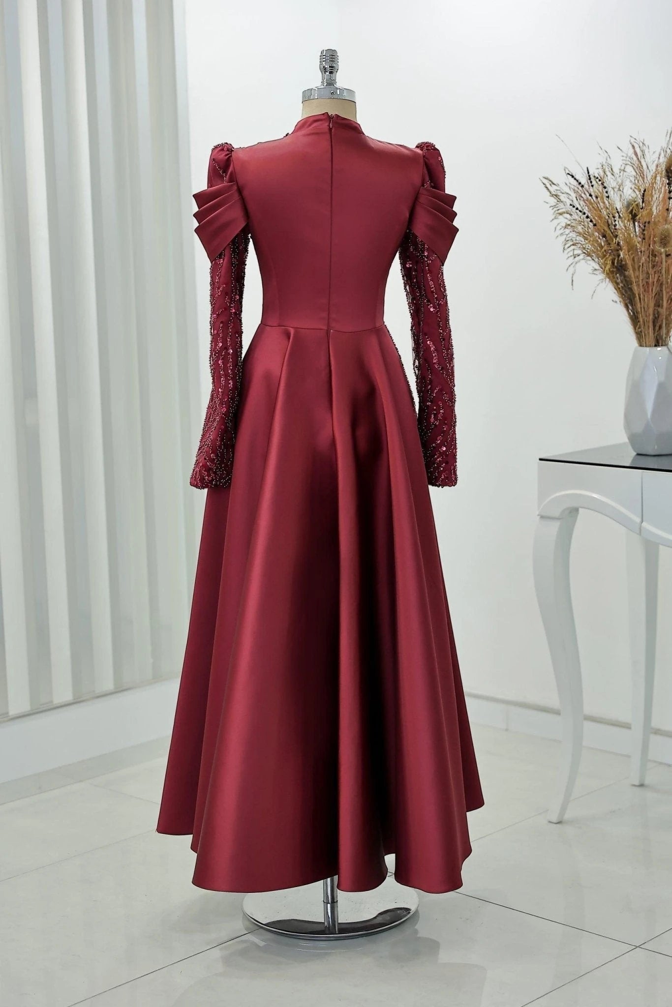 Endam Tesettür Abiye - FioraofDress - tesettur - abiye - 52 - BORDO - hijab - evening - dress