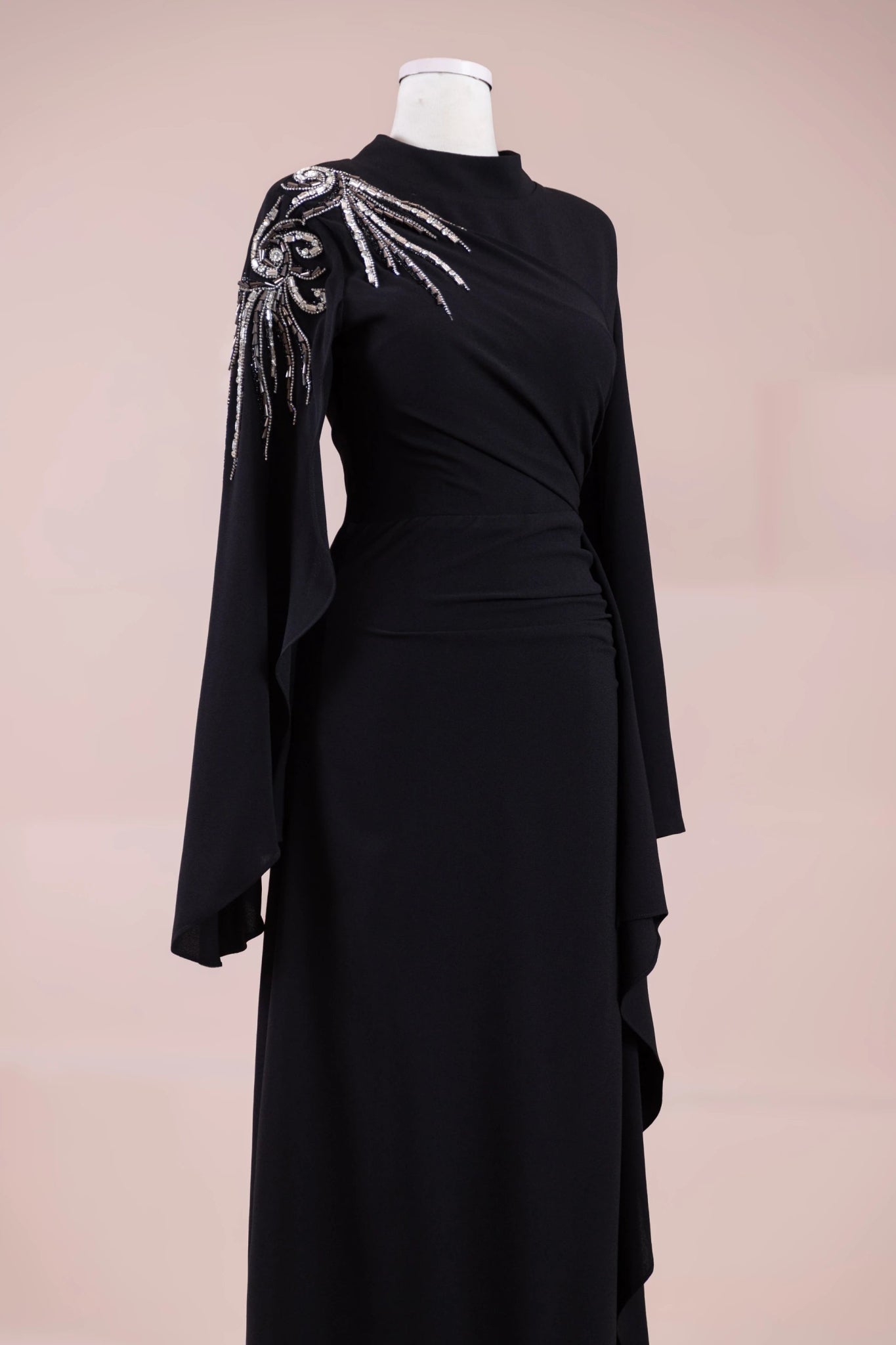Enva Tesetür Abiye - FioraofDress - tesettur - abiye - Siyahh - 38 - hijab - evening - dress