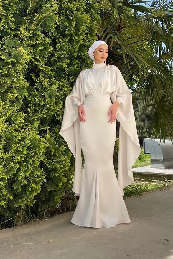 Esila Taşlı Tesettür Abiye - FioraofDress - tesettur - abiye - 42 - hijab - evening - dress