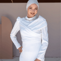 Esperanza Tesettür Abiye - FioraofDress - tesettur - abiye - 44 - Beyaz - hijab - evening - dress