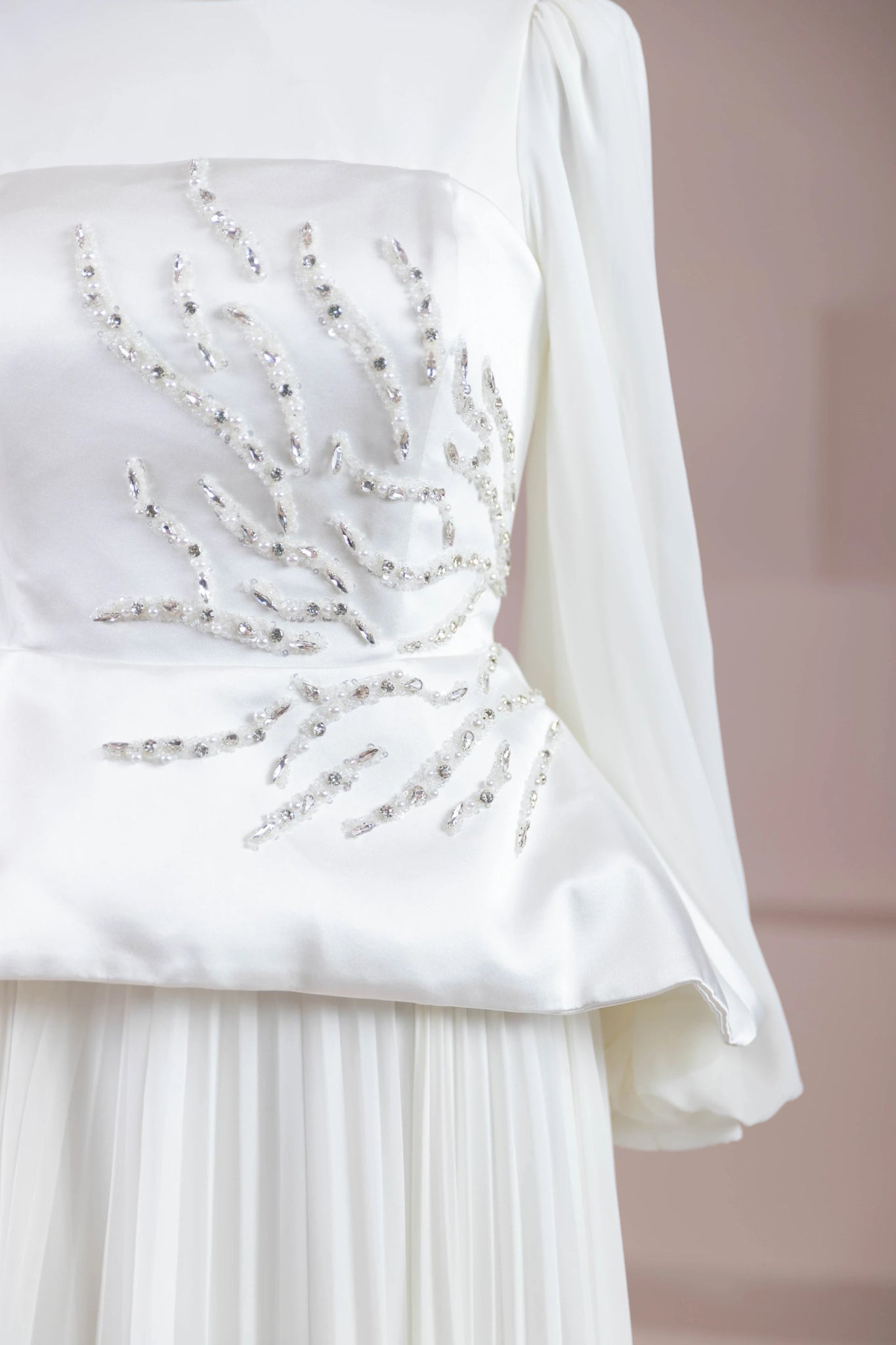 Eyla Tesettür Abiye - FioraofDress - tesettur - abiye - Beyaz - 36 - hijab - evening - dress