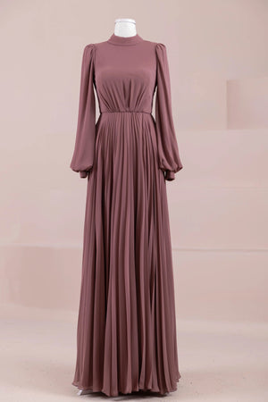 Eyla Tesettür Abiye - FioraofDress - tesettur - abiye - rose - 36 - hijab - evening - dress