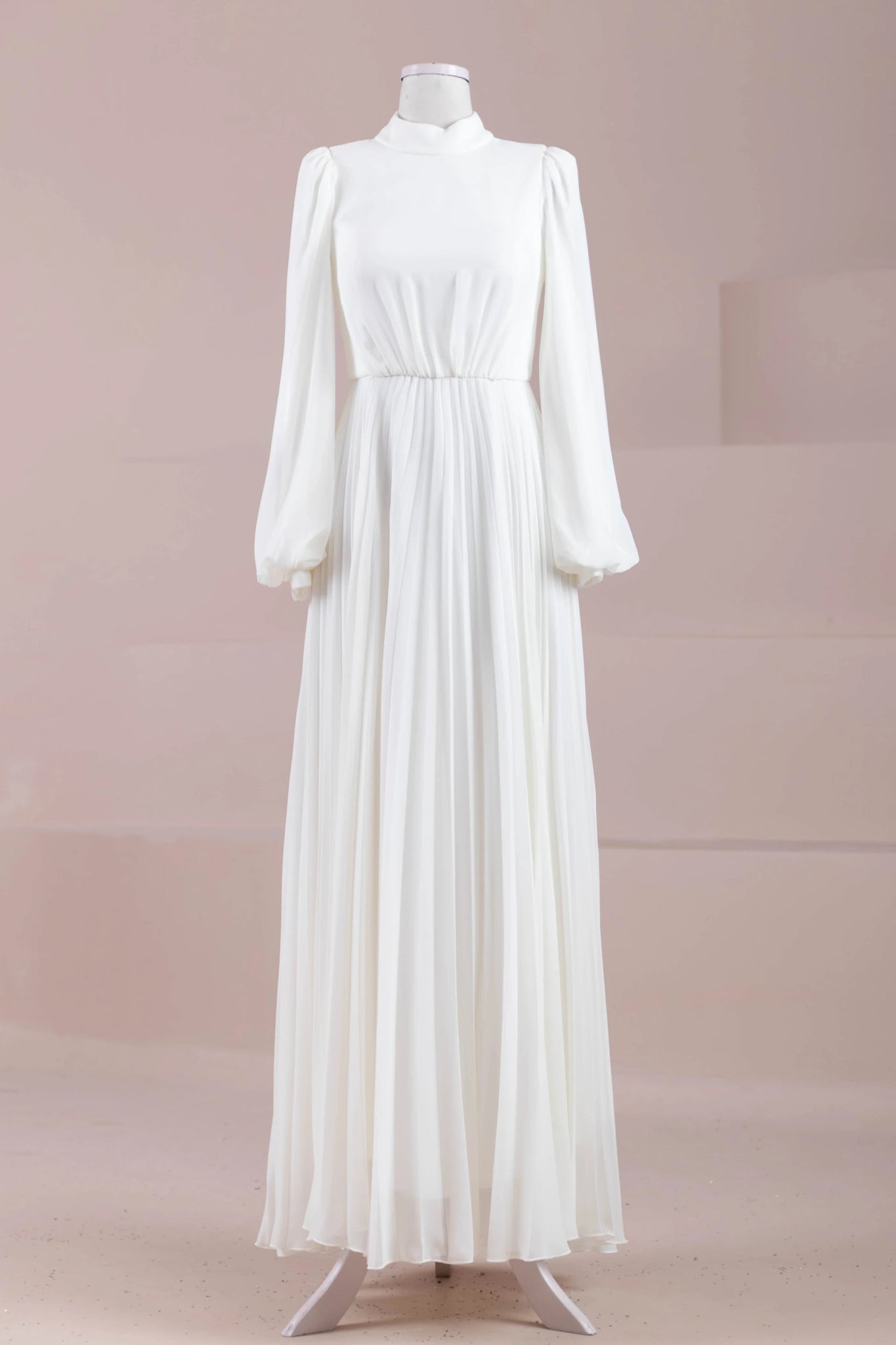 Eyla Tesettür Abiye - FioraofDress - tesettur - abiye - Beyaz - 36 - hijab - evening - dress